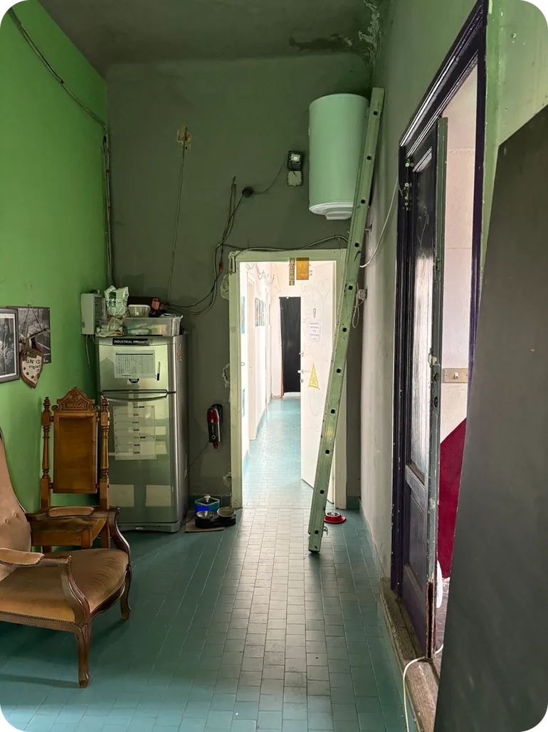 Second floor, residents’ office and living space, 2026