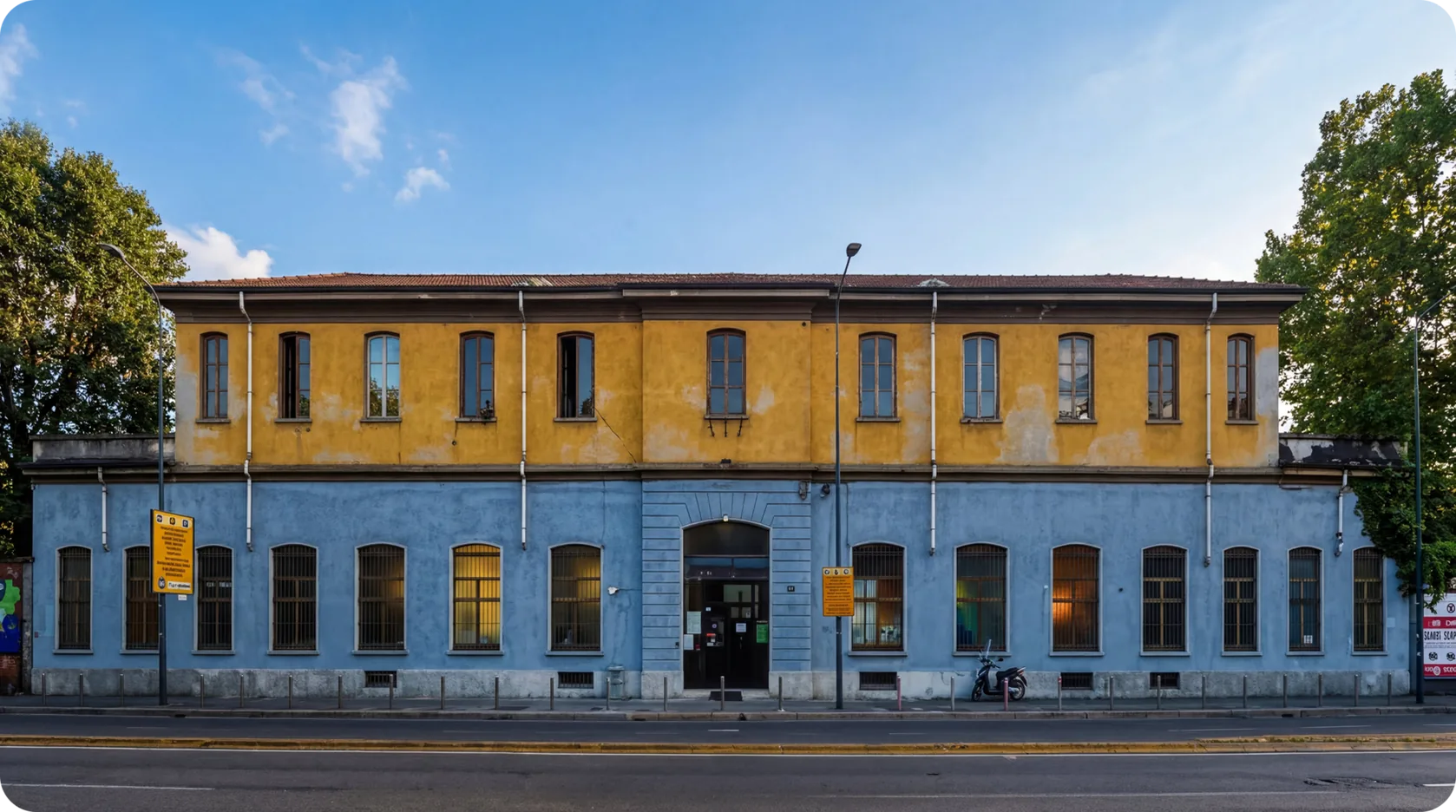 Facade of Tempio del Futuro Perduto in 2020