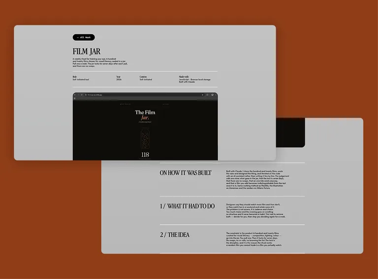 Film Jar — project preview