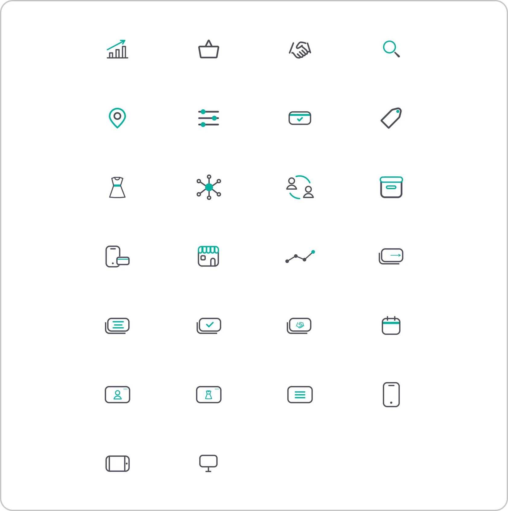 Set of icons