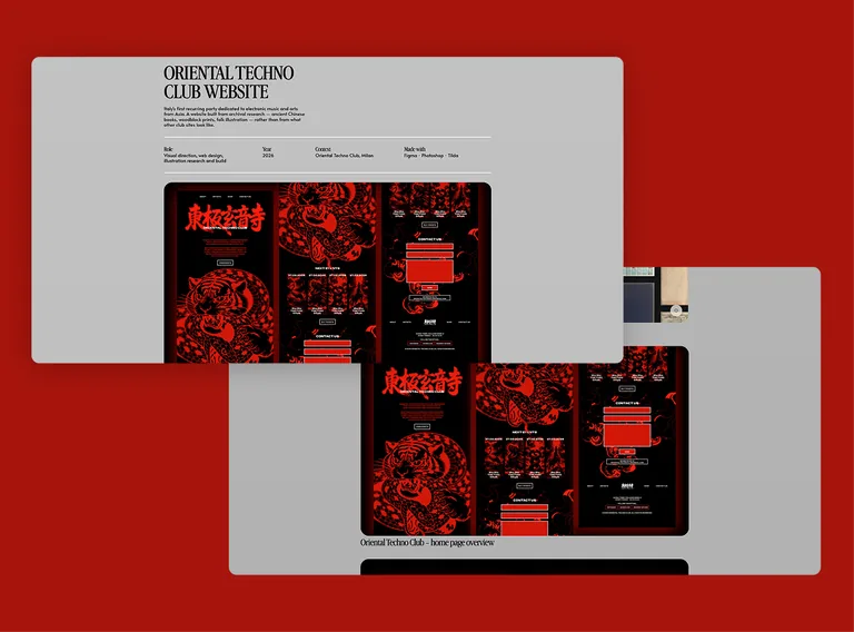 Oriental Techno Club Website — project preview